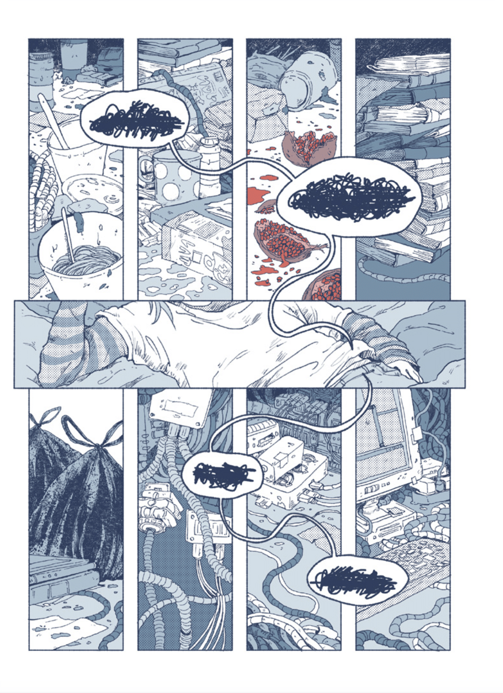 Panels from Ambiguous Blu